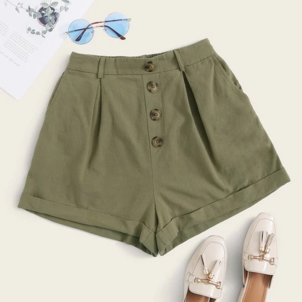 Green shorts